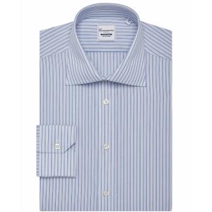 Camicia fancy non iron rigata blu francese
