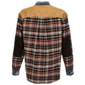 Camicia Patchwork Dsquared2 Fantasia e Rigato Taglia 48 Dsquared2  Taglia 48
