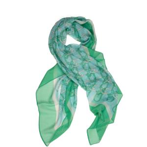 Liu Jo Foulard Verde-bianco Poliestere Donna