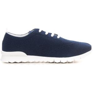 Kiton Sneakers Blu Cachemire Uomo