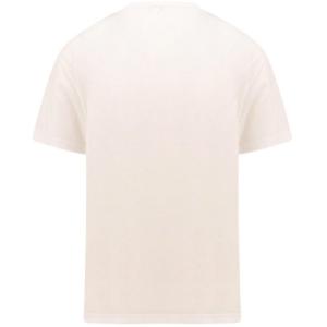 T-shirt In Cotone Con Stampa Iconica Alexander Mcqueen Bianco Taglia M Alexander Mcqueen Taglia M