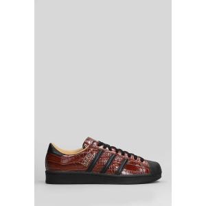 Sneakers Superstar Vintage in Pelle Bordeaux