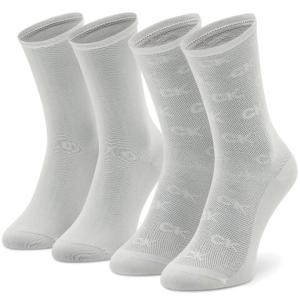 33-Set di 2 paia di calzini lunghi da donna 701218916 Bianco