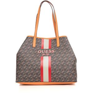 Guess Borsa modello shopper grande vikky tote  Arancio-marrone Poliuretano Donna