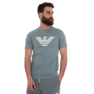 Emporio Armani T-shirt girocollo Grigio Cotone Uomo