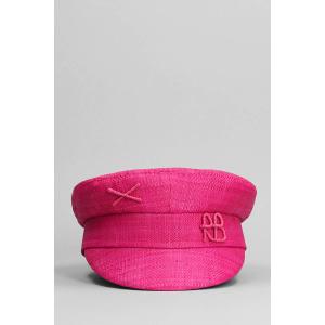 Cappello  in Paglia Rosa