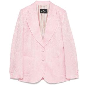 Blazer con effetto jacquard