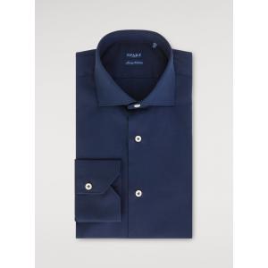 Camicia in cotone tinta unita