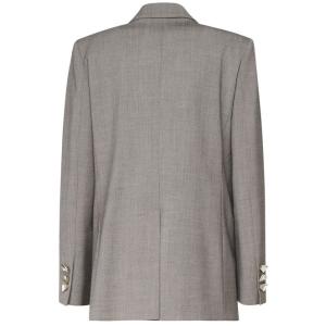 Blazer Con Bottoni Geometrici A Specchio Pinko Grigio Taglia 42 Pinko  Taglia 42