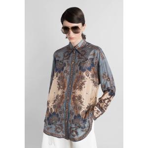 Camicia  in Seta Blu