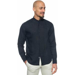 BOSS Camicia di lino guru Blu Lino Uomo
