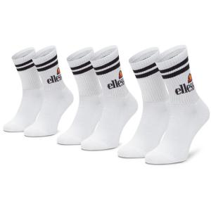 33-Set di 3 paia di calzini lunghi da uomo Pullo SAAC0620 Bianco