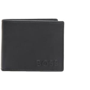 BOSS Portafoglio medio in pelle Nero Pelle Uomo