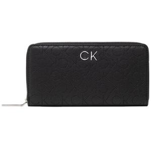 33-Portafoglio grande da donna Re-Lock Slim Z/A Wallet Lg Perf K60K609485 Nero