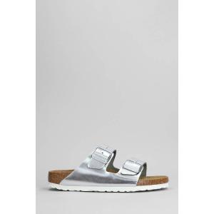 Sandali flats Arizona Sfb in Pelle Argento