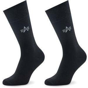 33-Set di 3 paia di calzini lunghi da uomo Basic 118929 Nero