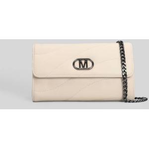 Borsa a spalla Glow Pouch in ecopelle Taupe