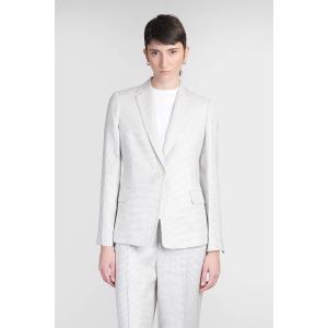 Blazer  in lino Grigio