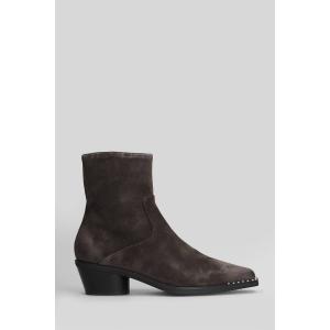 tronchetti tacco alto Hasley in Camoscio Marrone