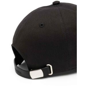 Cappello Con Logo Alexander Mcqueen Nero Taglia L Alexander Mcqueen  Taglia L