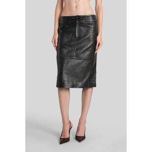 Gonna  in Pelle Nera