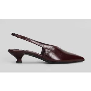 Decollete Eros in Pelle Bordeaux