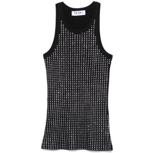 Canotta con decorazione di cristalli