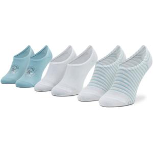 33-Set di 3 paia di calzini corti da donna E1132E Multicolore