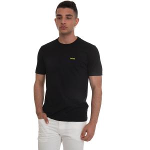 BOSS T-shirt girocollo TEE Nero Cotone Uomo