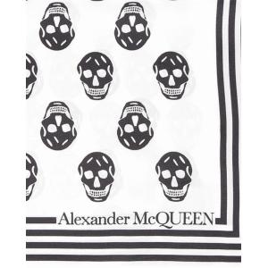 Foulard Skull In Seta Bianco Alexander Mcqueen Bianco Taglia onesize Alexander Mcqueen Taglia onesize