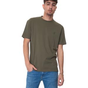 Hogan T-shirt girocollo mezza manica Verde Cotone Uomo