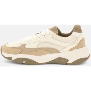 Boggi, Sneakers Storm In Pelle E Tessuto Tecnico, Uomo, Beige, Taglia: 44-10
