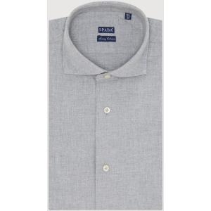 Camicia tinta unita in flanella