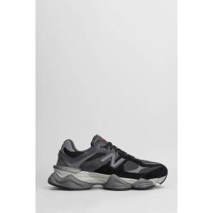 Sneakers 9060 in Camoscio e Tessuto Nero