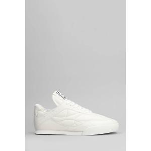Sneakers Kick in Pelle Bianca