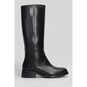 Stivali tacco basso  in Pelle Nera