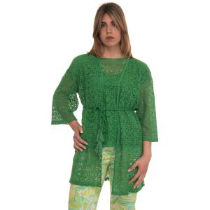 Pennyblack Cardigan lungo genitore Verde Cotone Donna