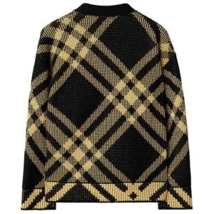 Cardigan In Cotone Burberry Giallo e Arancio Taglia 10Y Burberry  Taglia 10Y