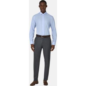 Boggi, Camicia A Quadretti Di Cotone Slim Fit, Uomo, Azzurro, Taglia: 38