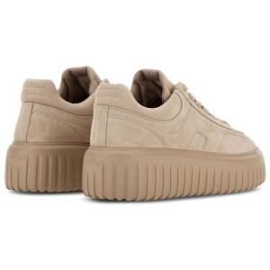 Scneaker In Pelle Con Strisce H Hogan Nude e Neutro Taglia 40 Hogan  Taglia 40