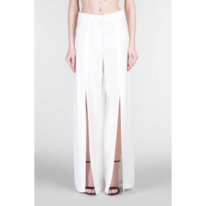 Pantalone  in viscosa Bianca
