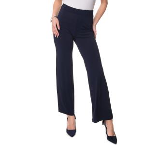Maria Bellentani Pantalone morbido Blu Acetato Donna