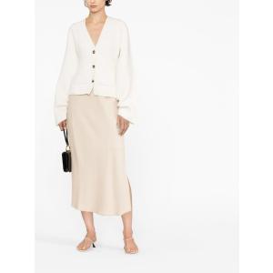 Cardigan Scarlatto In Cashmere Khaite Bianco Taglia M Khaite  Taglia M