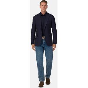 Boggi, Giacca Resca In Lana Elasticizzata, Uomo, Navy, Taglia: 56