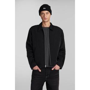 Giacca Bomber  in Nylon Nero