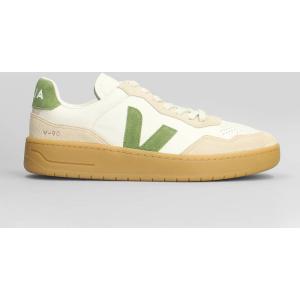 Sneakers V-90 O.T in pelle e camoscio Bianco