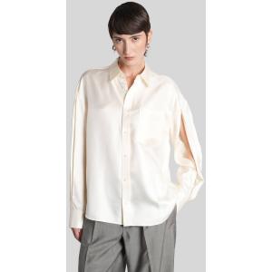 Camicia  in Seta Beige