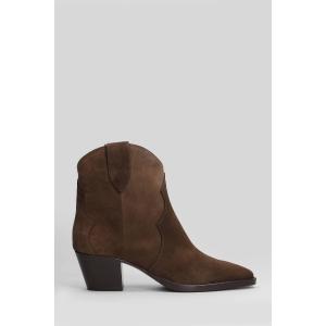 tronchetti texani  in Camoscio Marrone