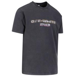 T-shirt Bianco Sporco E Polo Nere Off-white Nero Taglia S Off-white  Taglia S