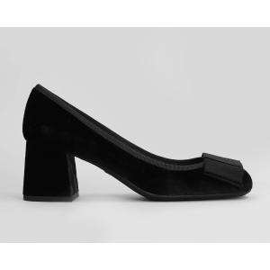 Decollete Ery in Velluto Nero